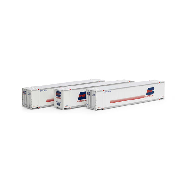 HO 48' Containers, BNAU #287538 / 287681 / 287777 (3)
