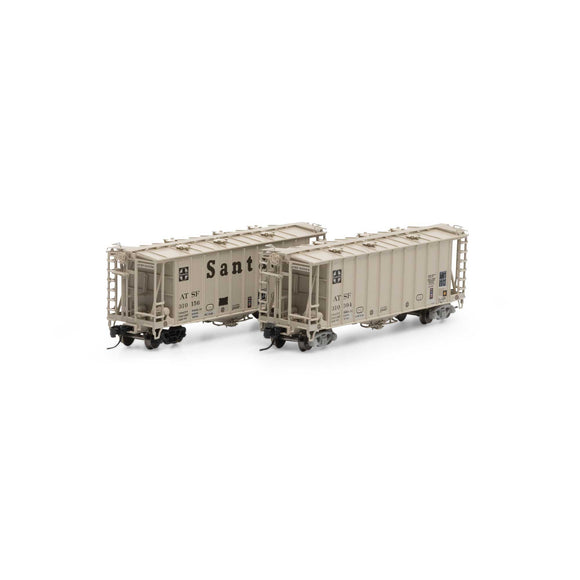 N GATC 2600 Airslide Hopper, ATSF (2)