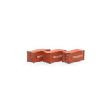 HO RTR 20' Corrugated Container, HDMU #2 (3)