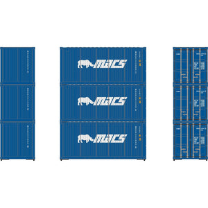 HO RTR 20' Corrugated Container, MOCU #1 (3)