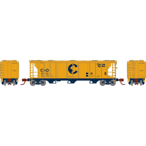 N PS-2 2893 3-Bay Covered Hopper, C&O #2063