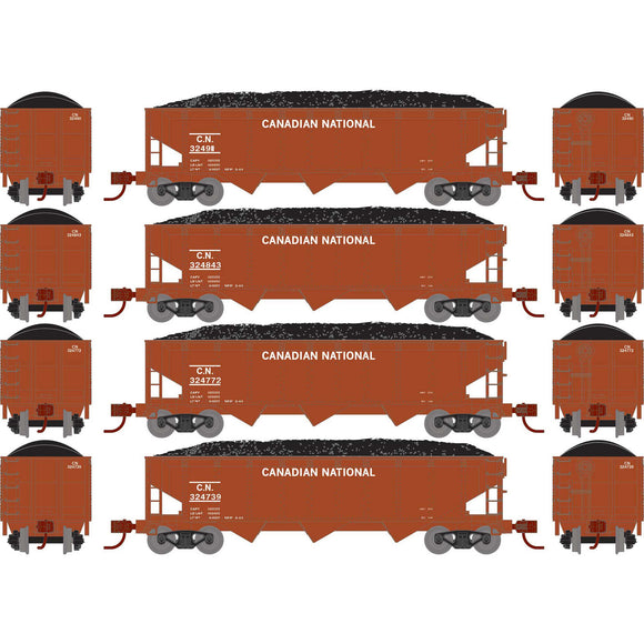 N 40' Offset Coal Hopper with Load, CN #2 (4)