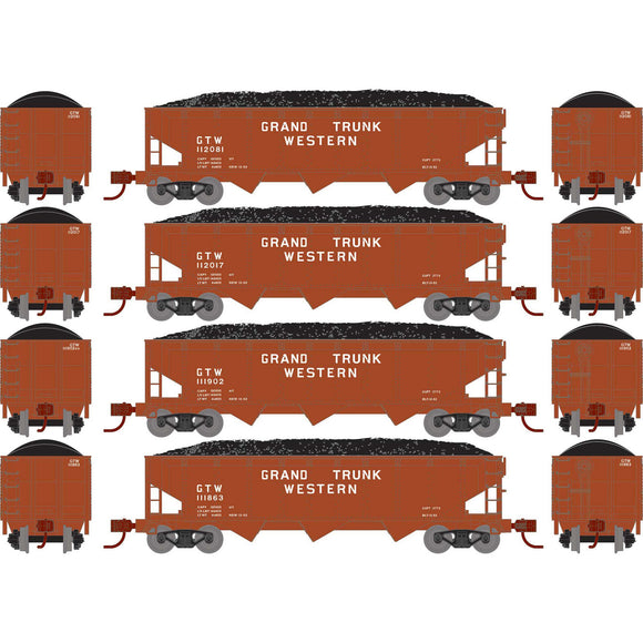 N 40' Offset Coal Hopper with Load, GTW #2 (4)