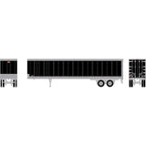 HO 45' Smooth Side Trailer, Black