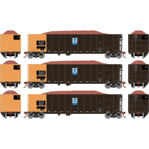 N Thrall High Side Gondola with Load, DJJX #1 (3)
