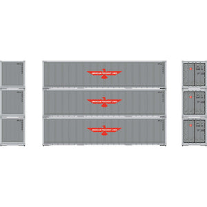 HO 40' Smooth Side Containers, APL #1 (3)