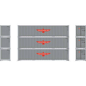 HO 40' Smooth Side Containers, APL #2 (3)