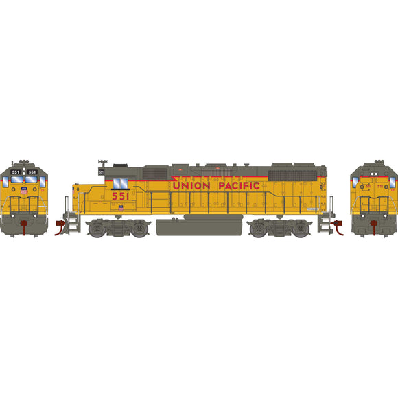 HO GP38-2 Locomotive, Sound-Ready with Speaker, UP #551