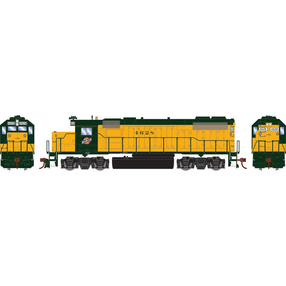 HO GP38-2 Locomotive, Sound-Ready with Speaker, C&NW #4628