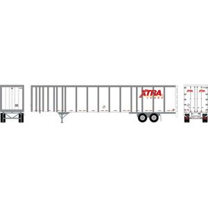 HO 53' Wabash Plate Trailer, XTRA #471455