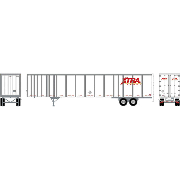 HO 53' Wabash Plate Trailer, XTRA #471455