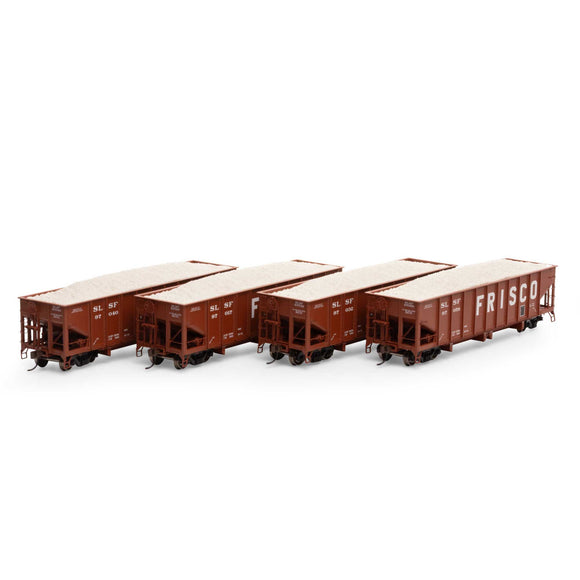 HO 40' Ribbed 3-Bay Ballast Hopper, SLSF #2 (4)