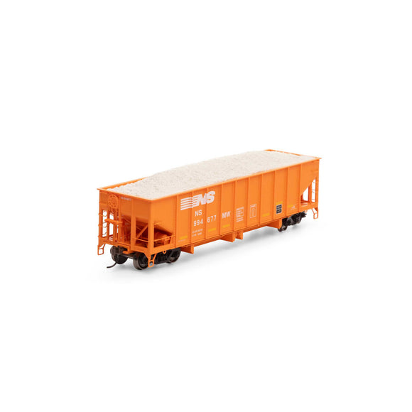 HO 40' Ribbed 3-Bay Ballast Hopper, NS #994677