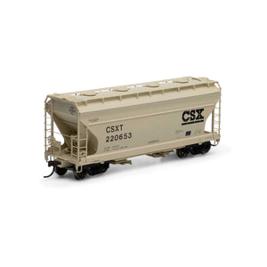 HO ACF 2970 Covered Hopper, CSXT #220653