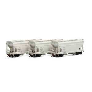 HO ACF 2970 Covered Hopper, ACFX (3)