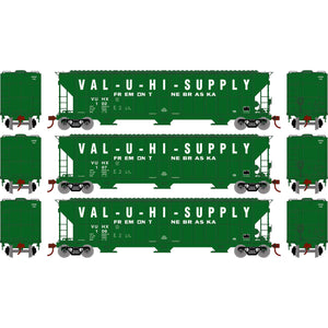 HO RTR FMC 4700 Covered Hopper, VUHX (3)