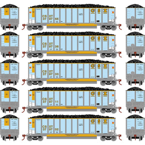 HO Bethgon Coalporter with Load, CSX #1 (5)