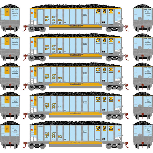 HO Bethgon Coalporter with Load, CSX #1 (5)