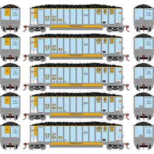 HO Bethgon Coalporter with Load, CSX #2 (5)