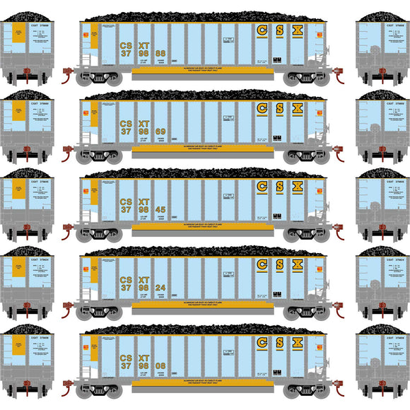 HO Bethgon Coalporter with Load, CSX #2 (5)