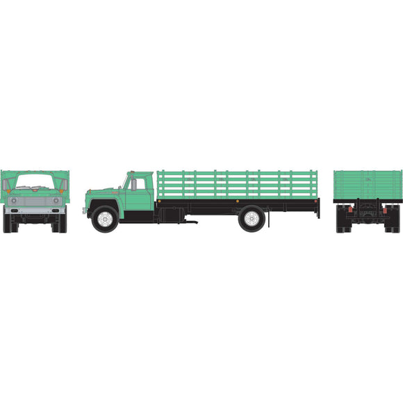 HO ATH Ford F-850 Stakebed, Teal