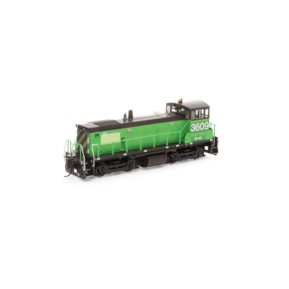 HO SW1000 Locomotive with DCC & Sound, BNSF #3609