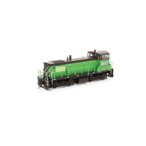 HO SW1000 Locomotive with DCC & Sound, BNSF #3617