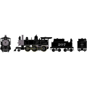 HO RTR Old Time 2-6-0 Mogul, ATSF #207