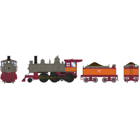 HO 2-6-0 Steam Locomotive, MILW #2966