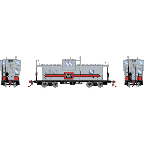 HO GEN ICC Caboose with Lights, BN #10176