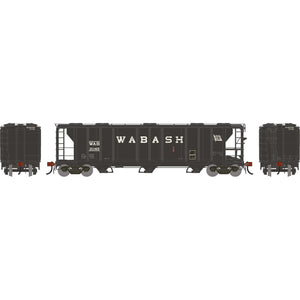 HO PS-2 2893 3-Bay Covered Hopper, WAB Primed for Grime #31140