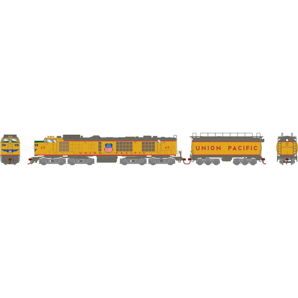 HO Gas Turbine Locomotive with Tender, UP #60