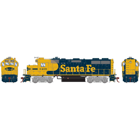 HO GP39-2u Locomotive, ATSF #3409
