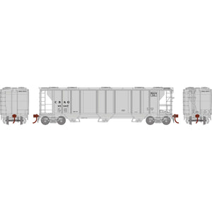 HO PS-2 2893 3-Bay Covered Hopper, CB&Q #85007