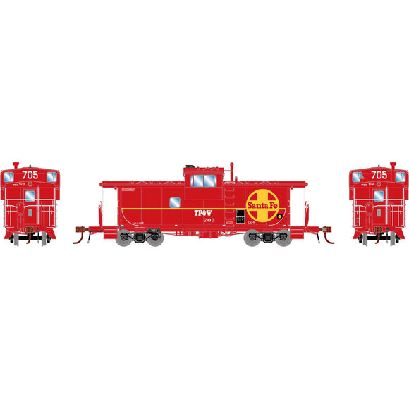 HO ICC Caboose with Lights, TP&W #705