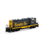 HO GP7 Locomotive, with DCC & Sound, ATSF #2742