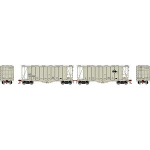 HO GATC 2600 Airslide Hopper, MP / Drawbar#720986(2)