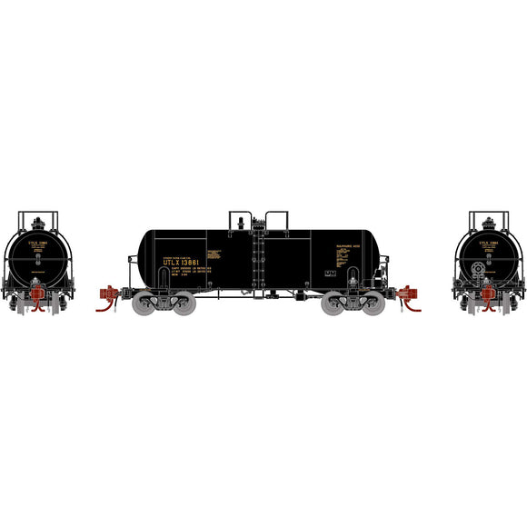 N 13,600-Gallon Acid Tank, UTLX, Black #13861