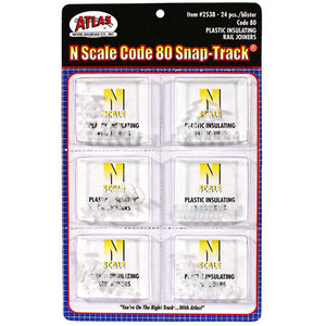 N Code 80 Insulated Rail Joiners