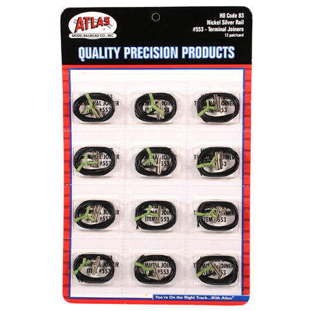 HO Code 83 Terminal Rail Joiners (1pr)