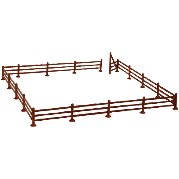 HO Rustic Fence & Gate, 72