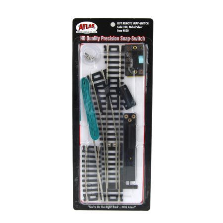 HO Code 100 Remote Left-Hand Switch