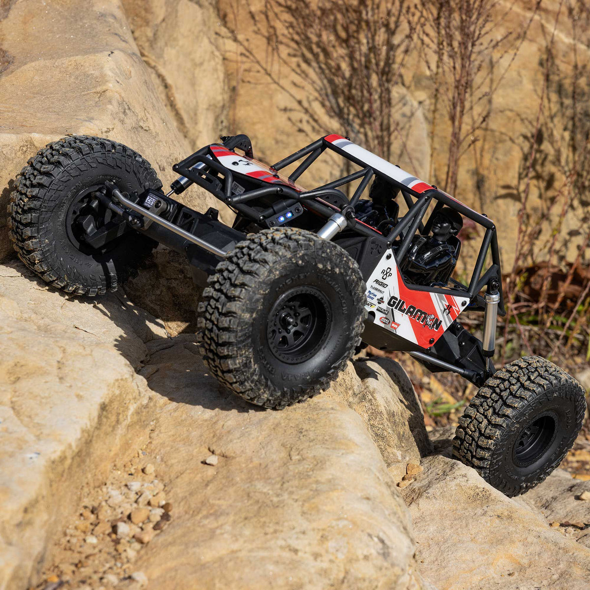 Axial 1/8 AXP8 Gilamon 2.2 4X4 RTR Brushed Trail Buggy, Red