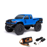 1/24 SCX24 Base Camp 4x4 Rock Crawler Brushed RTR - Blue