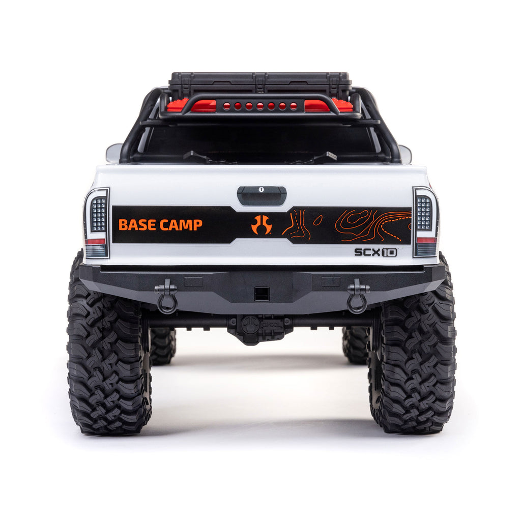 Axial 1/10 SCX10 III Base Camp 4X4 RTR Brushed Rock Crawler, White