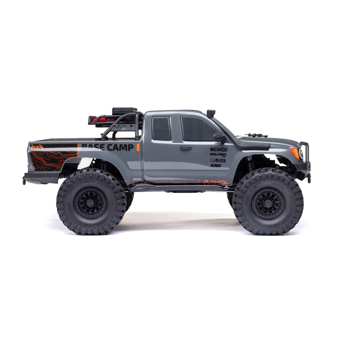 Axial 1/10 SCX10 III Base Camp 4X4 RTR Brushed Rock Crawler, Gray