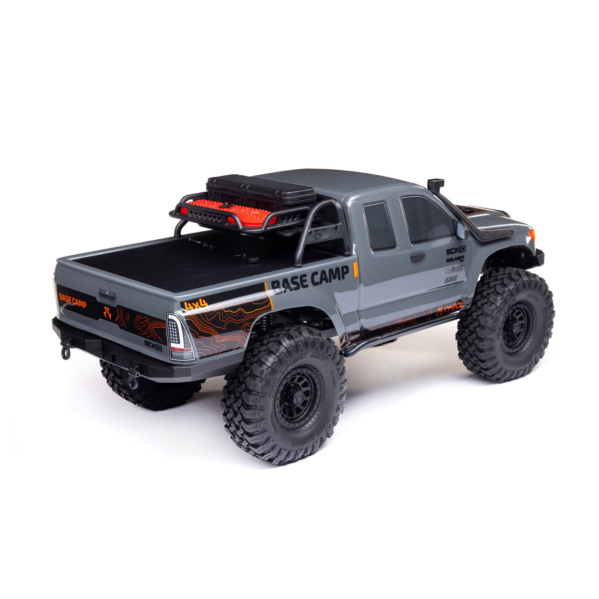 Axial 1/10 SCX10 III Base Camp 4X4 RTR Brushed Rock Crawler, Gray