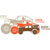 1/10 UTB10 Capra 1.9 4WS 4X4 Unlimited Trail Buggy Brushed RTR, Yellow