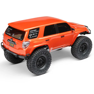 AXIAL 1/24 1/24 SCX24 Toyota 4Runner 4X4 RTR Brushed Rock Crawler (Battery & Charger Included), Orange
