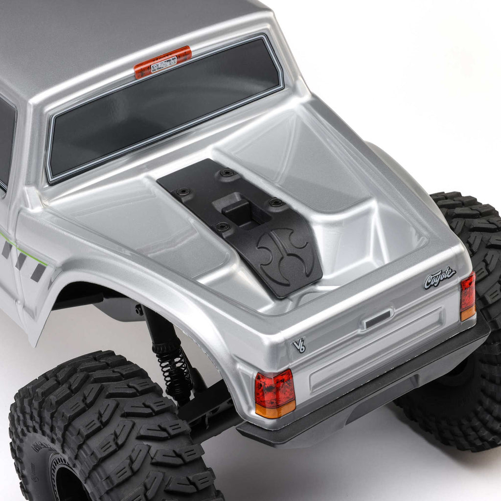 Axial 1/10 SCX10 III Coyote 4X4 RTR Brushed Rock Crawler, Silver